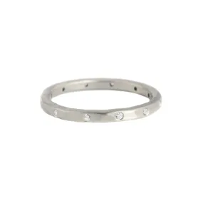 18k Palladium White Urchin Band by Sarah Mcguire