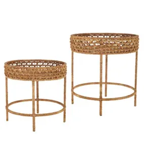 24 Woven Accent Tables - Set of 2 *In-Store Pickup Only*