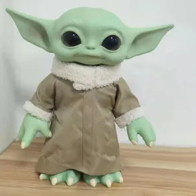 27cm Disney Star Wars Kawaii Master Baby Yoda Darth Pvc Action Figure Anime Figures Collection Doll Toy Model For Children Gift