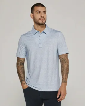 '7Diamonds' Men's Malone Performance Polo - Blue