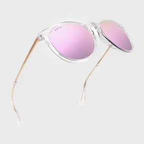 ACTIV - T2B Gloss Clear & Gold with Pink Mirror Lens