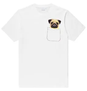 Adorable Pug Puppy in Your Pocket Graphic Print T-Shirt | DOTOLY