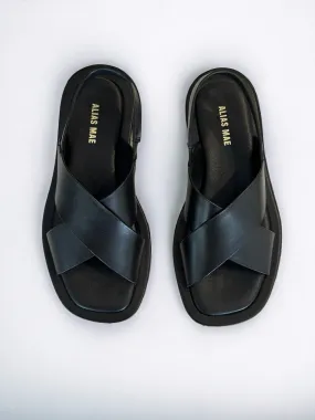 Alias Mae Keya Sandal | Black Leather