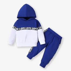 Baby Girl 2pc Love Hoodie Pants Tracksuit