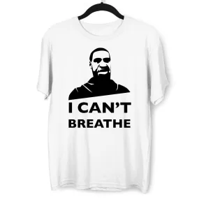 Black Lives Matter I Can Not Breathe Black, White & Grey T-Shirt