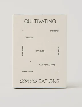 Card Set: Cultivating Conversations Card Deck