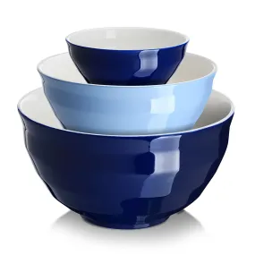 Ceramic Mixing Bowls - Set of 3