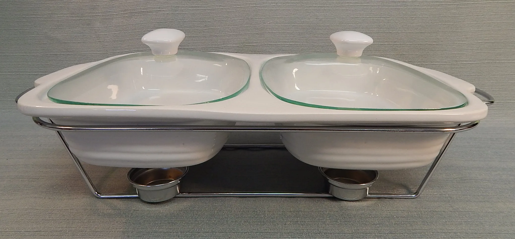 CircleWare Buffet 2 Qt. Double Covered Casserole Dish - NEW!