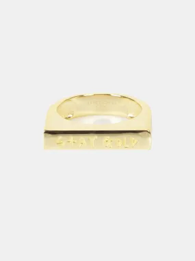 Federation Stay Gold Ring - 14K Gold Plated