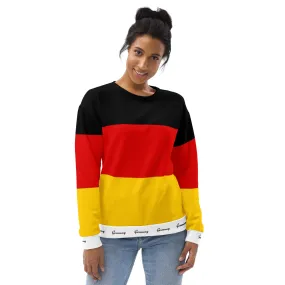 Germany Sweatshirt / Flag Sweatshirt / Striped Sweatshirt