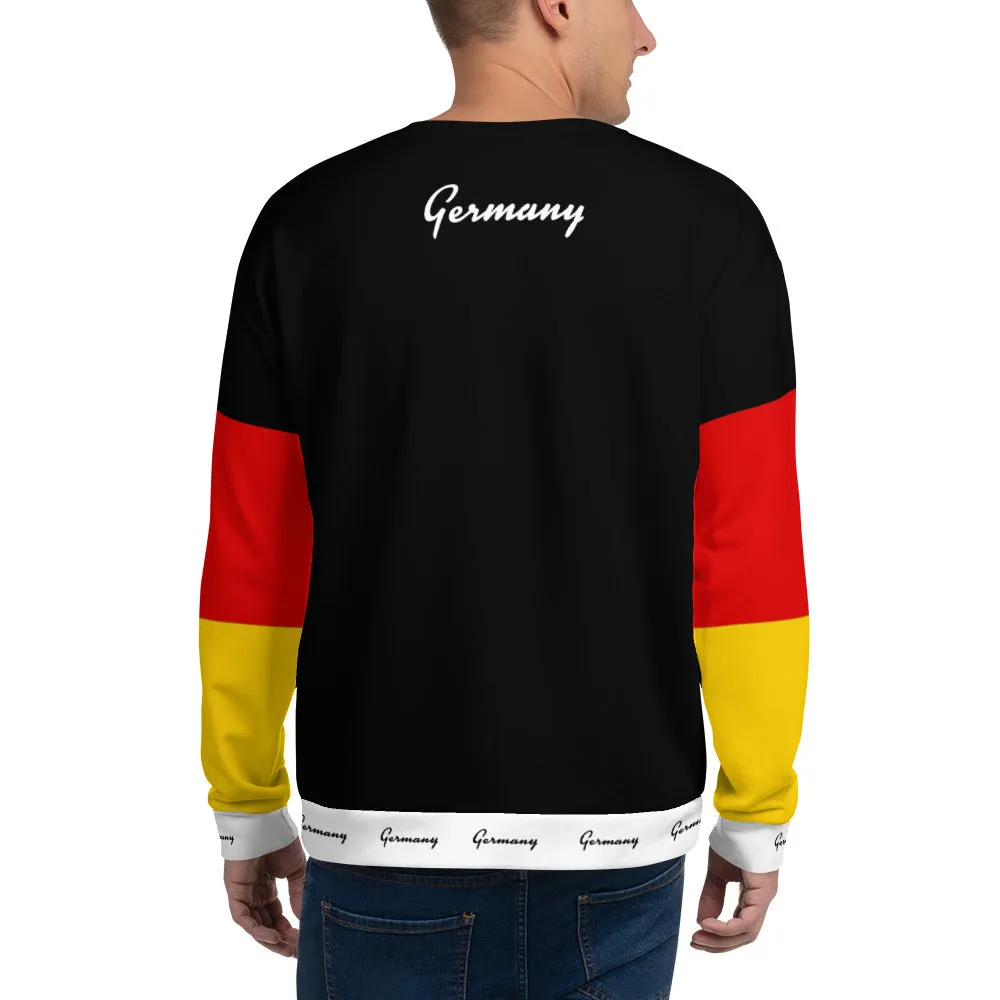 Germany Sweatshirt / Flag Sweatshirt / Striped Sweatshirt