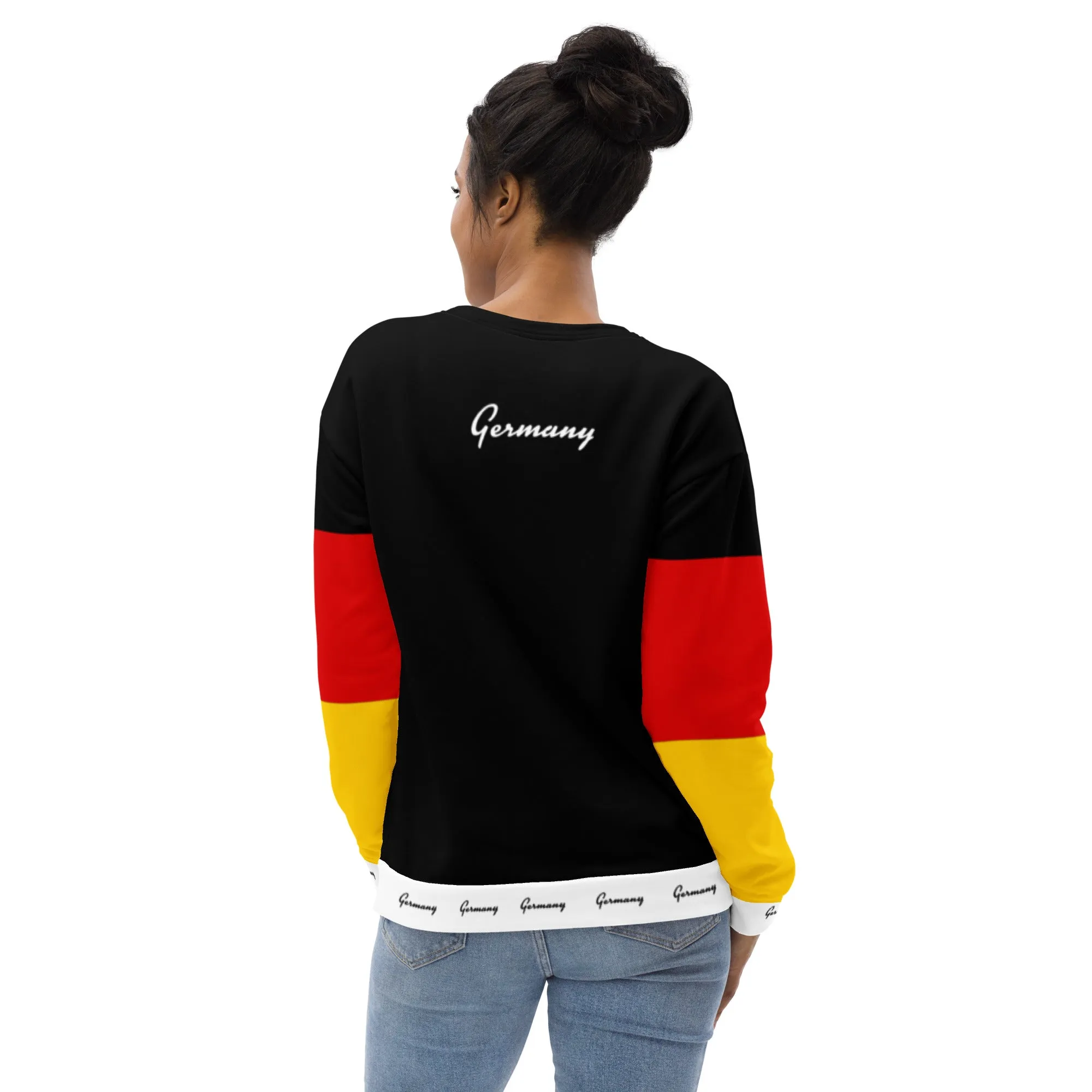 Germany Sweatshirt / Flag Sweatshirt / Striped Sweatshirt