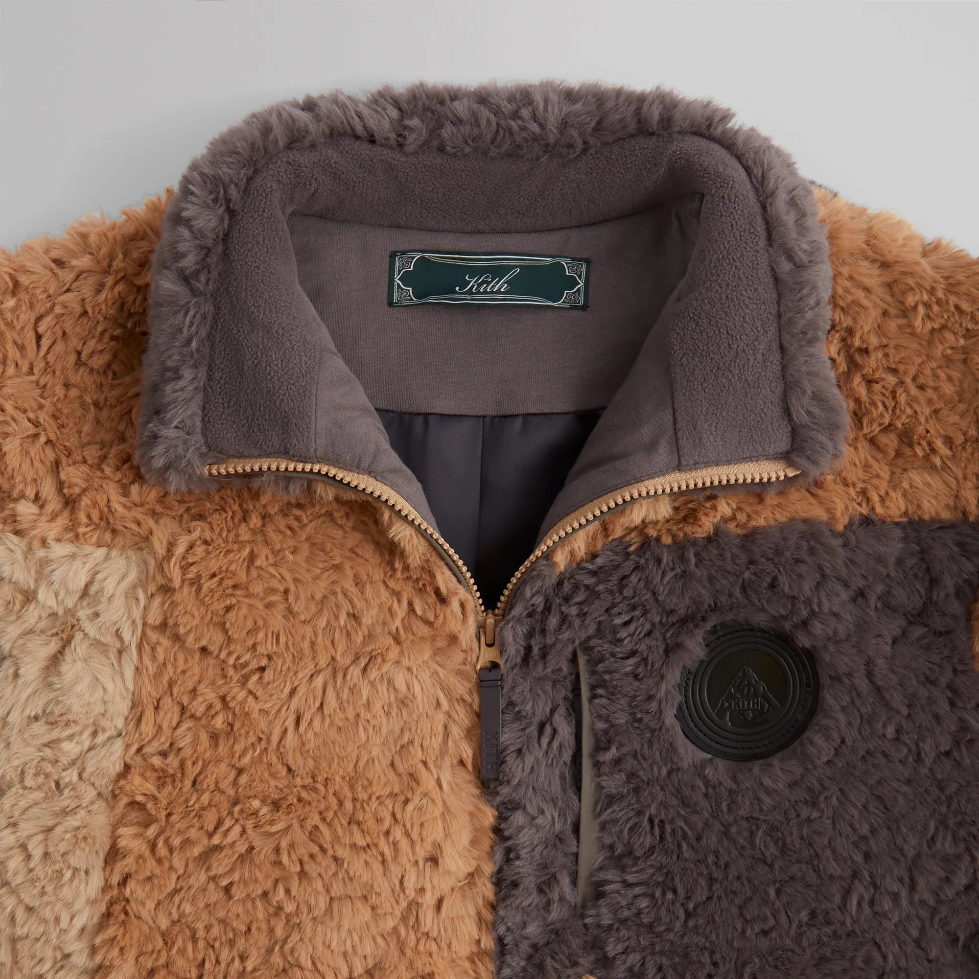 Kith Pinehurst Shaggy Sherpa Full Zip - Strand