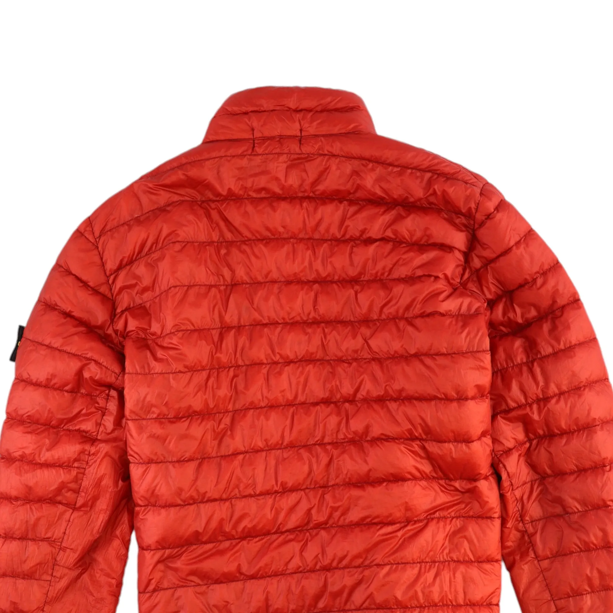 Men's Garment Dyed Down Jacket Red Size XL