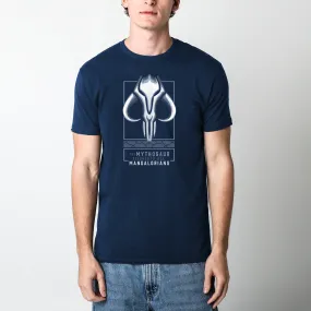 Mythosaur Pauldron Blue Tee