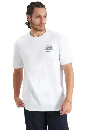 Nena & Pasadena NXP | Mens Overview Relaxed Tee (Optical White)