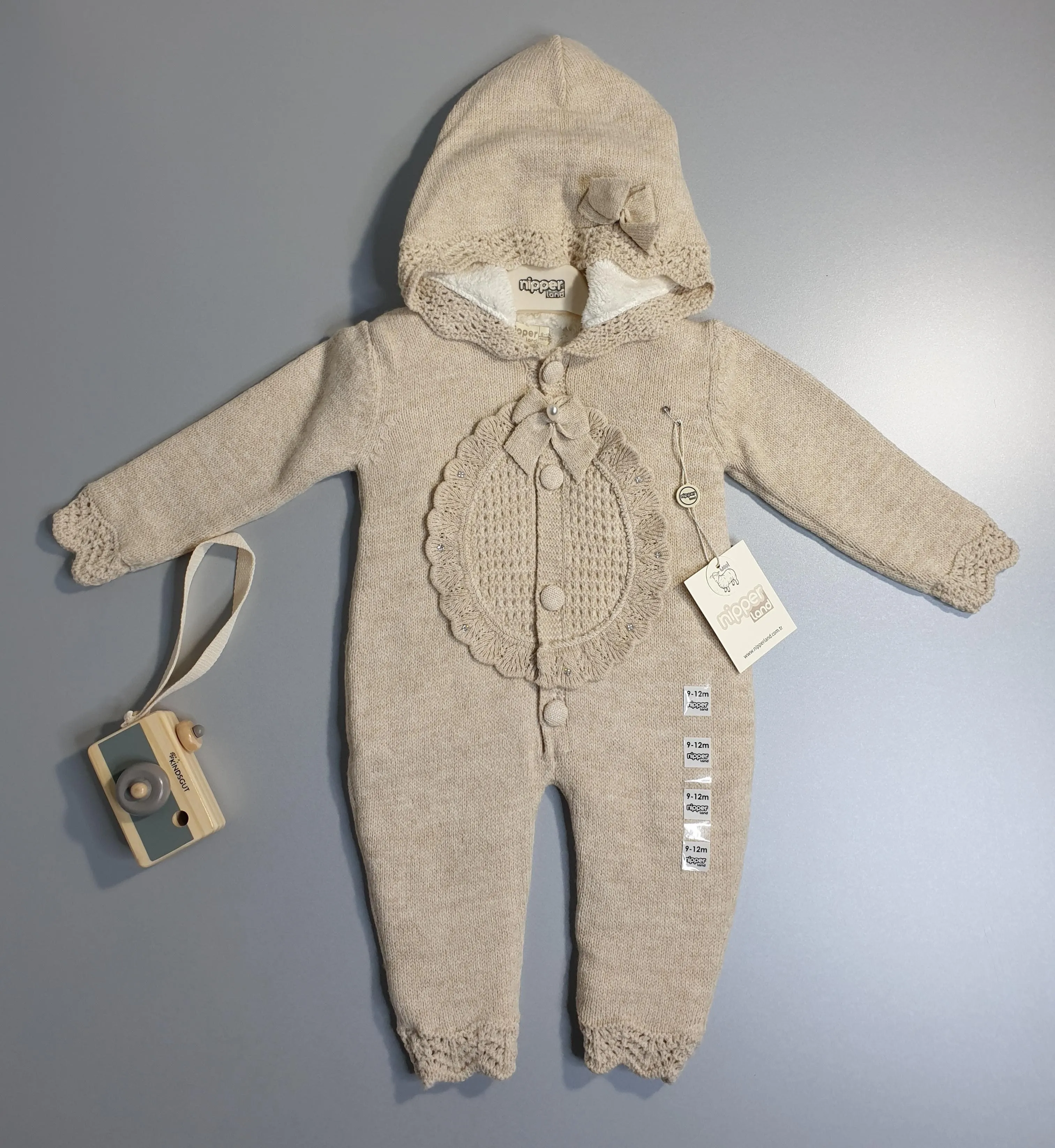 Nipperland Baby Mdchen Outfit Strampler für Winter -6580