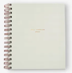 Notebook- Daily Overview Planner White