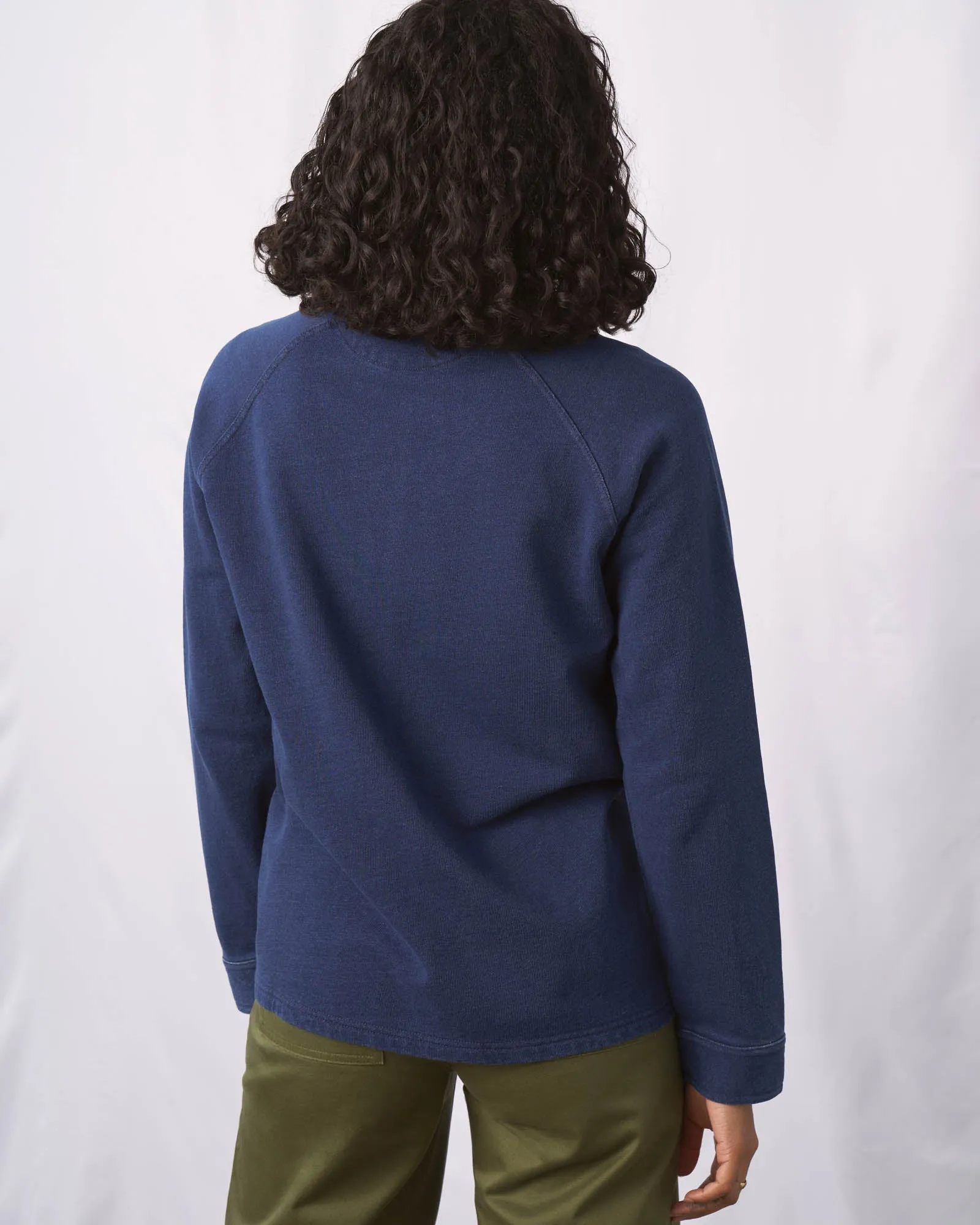 Organic Indigo Terry Chore Coat