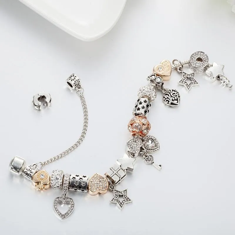 "Gypsophila"Fashion Charm Bracelet