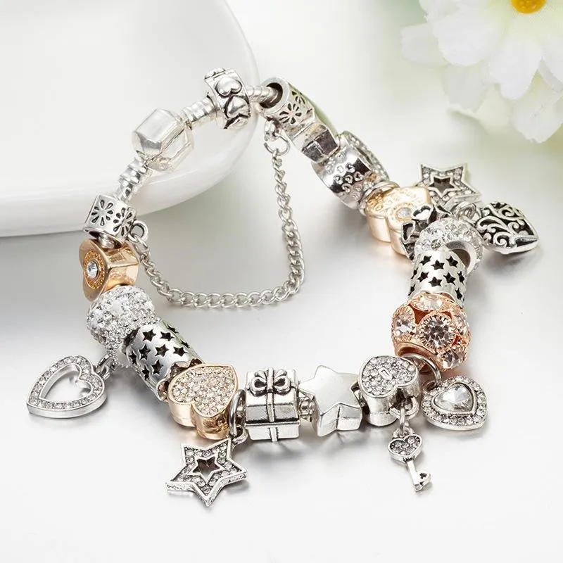 "Gypsophila"Fashion Charm Bracelet