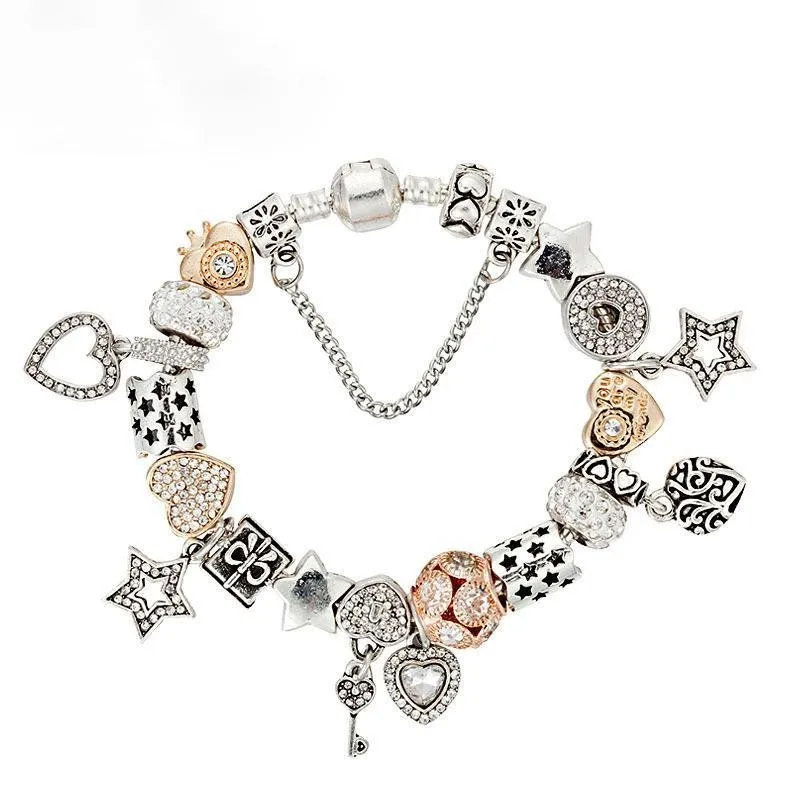 "Gypsophila"Fashion Charm Bracelet