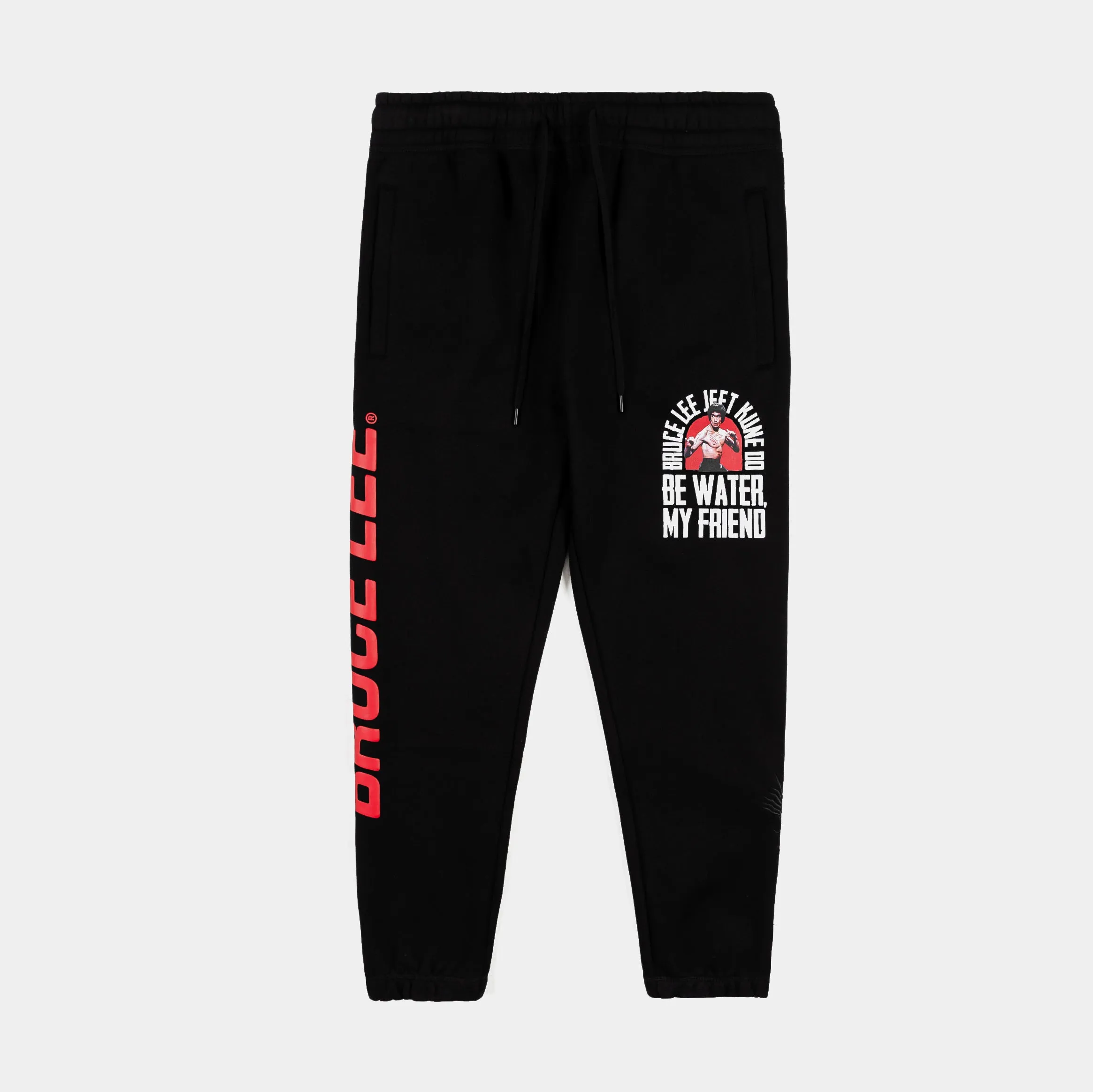 SP x Bruce Lee Be Water Joggers Mens Pants (Black/Red)