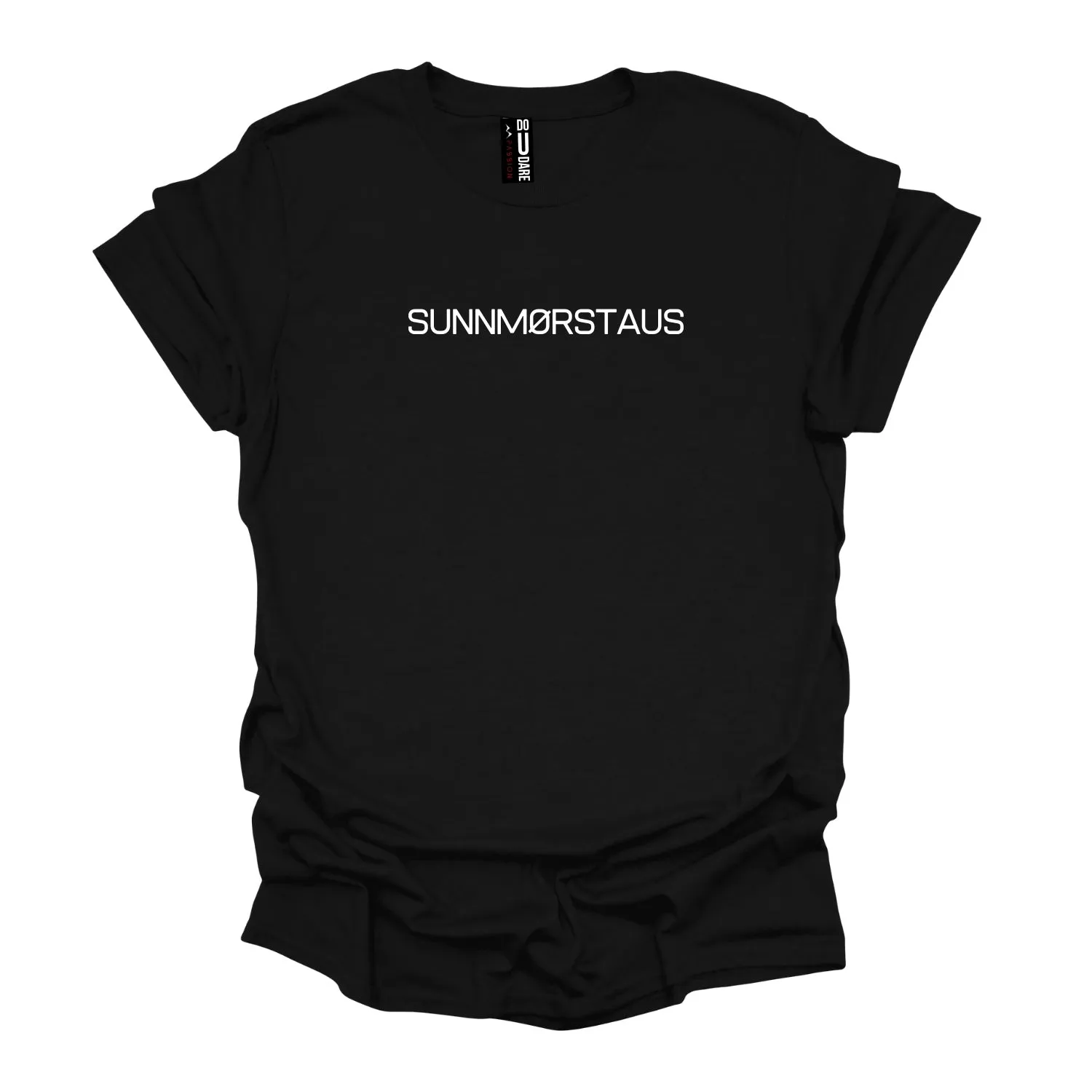 SUNNMØRSTAUS UNISEX Sunnmørs TEE t-skjorte med Sunnmørs-sitat og uttrykk