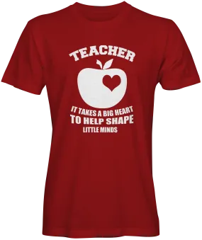 Teacher Big Heart Graphic Tee