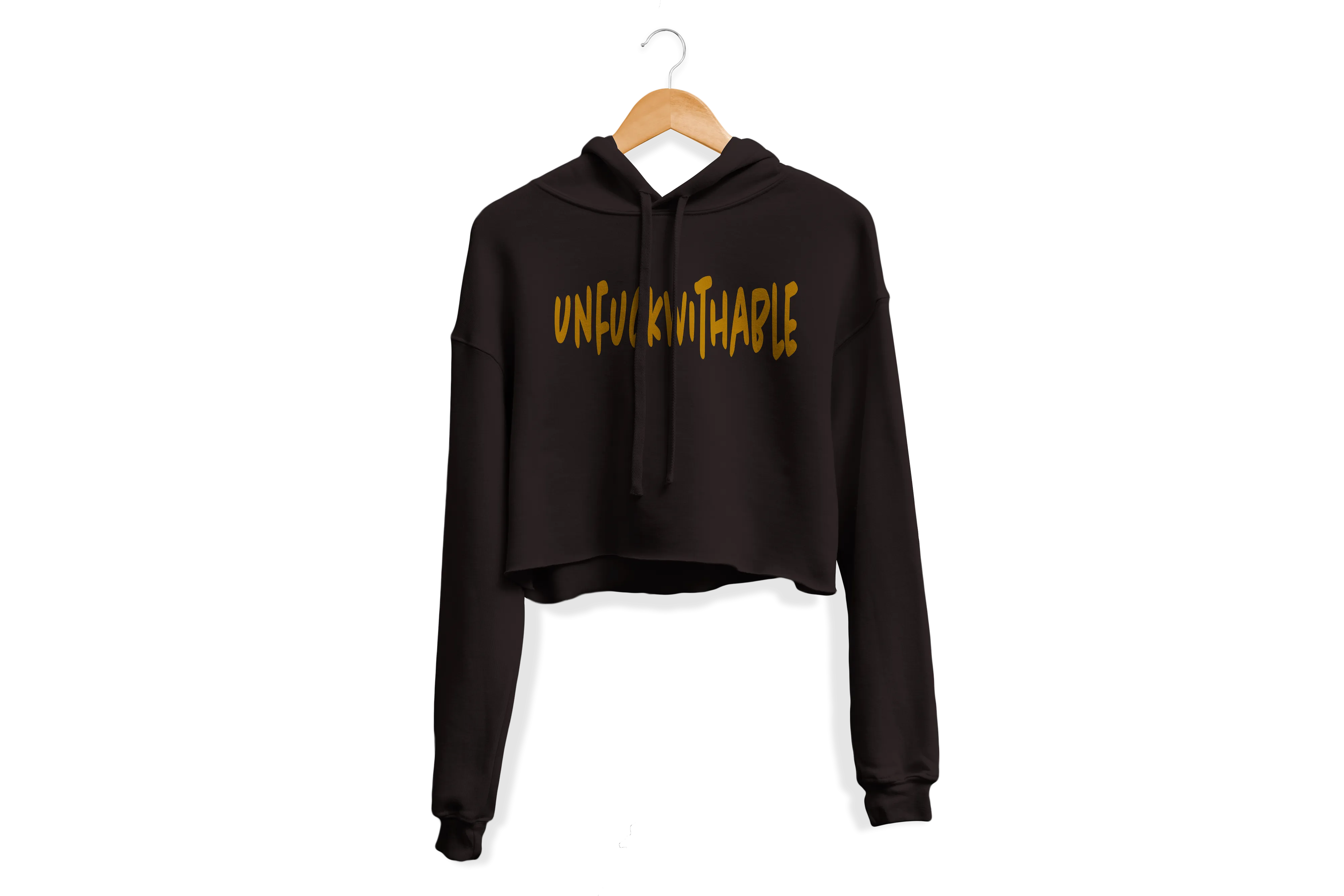 Unfuckwithable Woman's Crop Hoodie