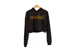 Unfuckwithable Woman's Crop Hoodie