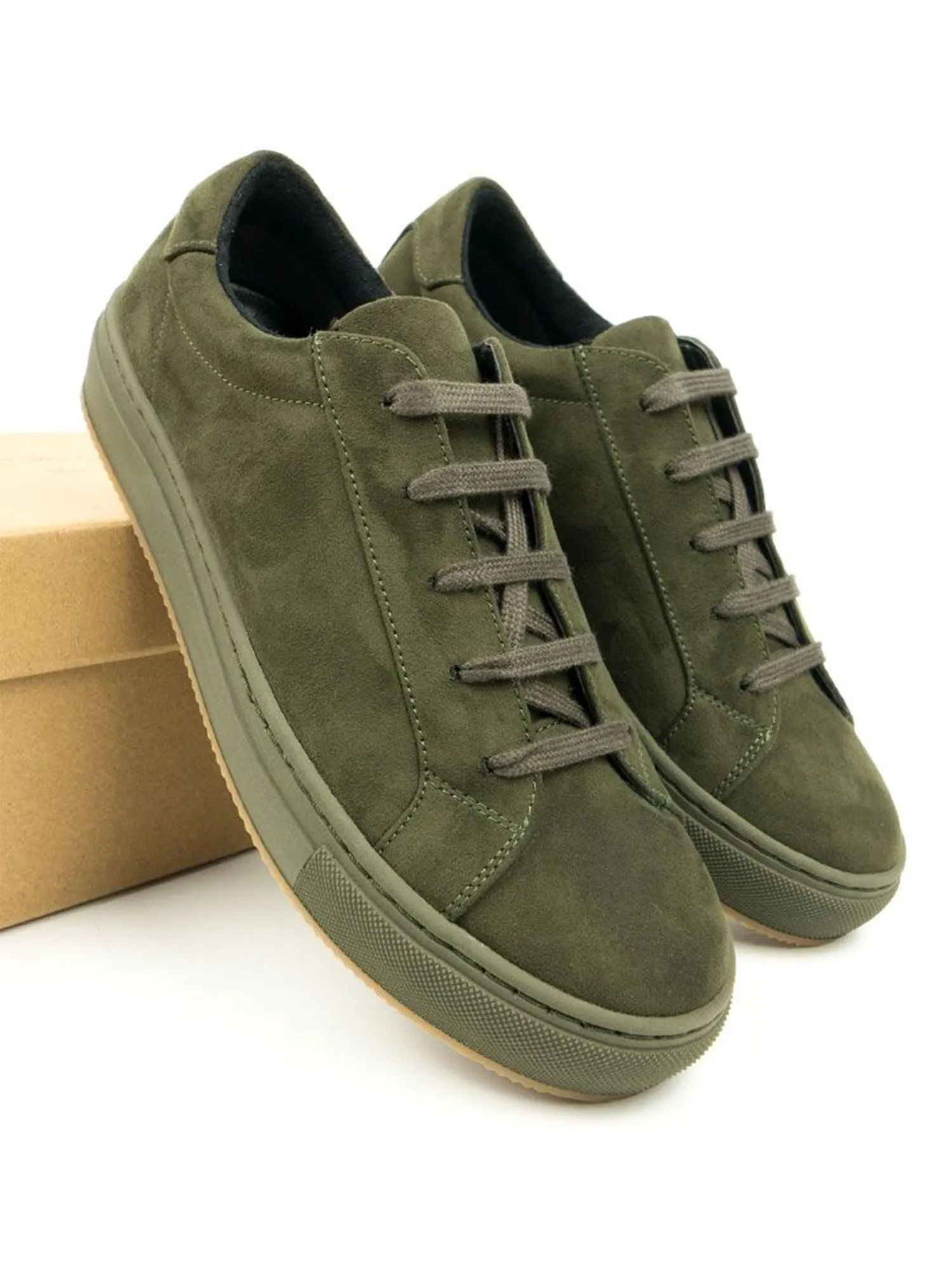 Vegan Suede Sneakers