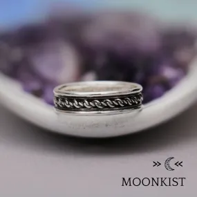 Wide Infinity Knot Wedding Band  | Moonkist Designs