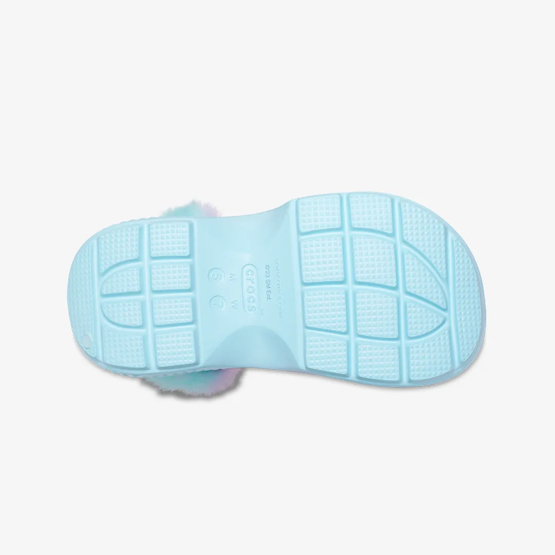 X AESPA STOMP LINED CLOG 'ICE BLUE'